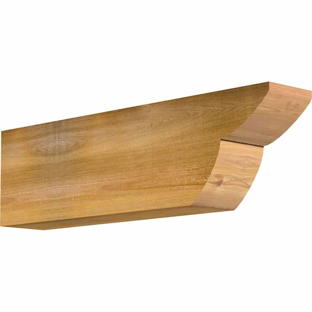 Ekena Millwork Crestline Rough Sawn Rafter Tail, Western Red Cedar, 6"W x 10"H x 36"L RFT06X10X36CRE00RWR